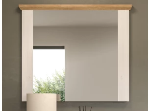 Nástenné zrkadlo Verona 82x70 cm, smrekovec/dub artisan