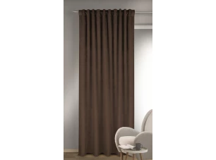 Záves Glory 135x245 cm, hnedý zamat