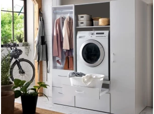 Skriňa na práčku Multiraum, 70 cm, biela