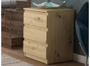 Skrinka/vysoký nočný stolík Carlos 403S, dub artisan