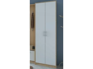 Policová skriňa Vincent, dub sonoma/biela