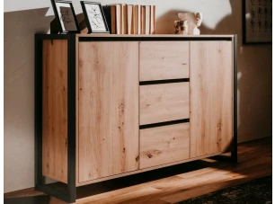 Komoda so zásuvkami Denver, dub artisan/antracit