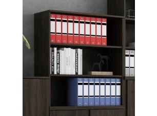 Regál Charles 80 cm/91 cm, dub čoko