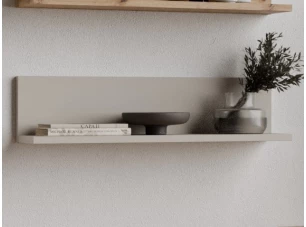Polica na stenu Asko Living, 60 cm, béžový kašmír