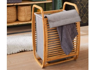 Bielizňový kôš Elena, bambus