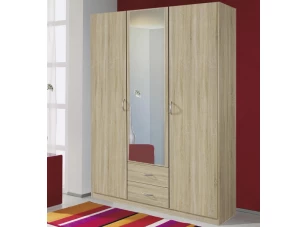 Šatníková skriňa Case, 136 cm, dub sonoma