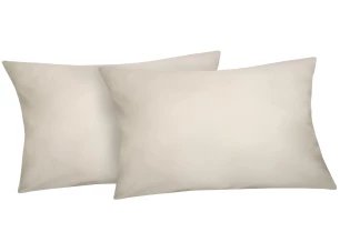 Obliečka na vankúš  (2 ks) Satin 40x80 cm, krémový