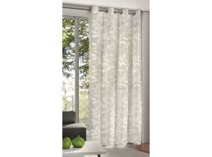 Záclona Glenda 135x245 cm, vzor listy