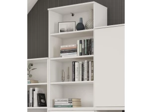 Regál Charles 60 cm/120 cm, biely