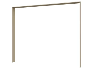 Paspartový rám k šatníkovej skrini Barea, 233 cm, béžový
