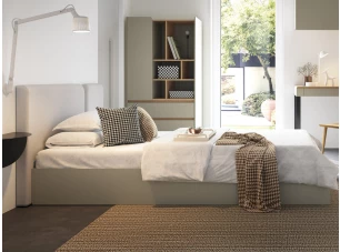 Posteľ Lucky 120x200 cm, eukalyptovo zelená