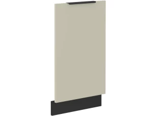 Predný panel na vstavanú kuchynskú umývačku Arona, 45 cm, kašmírová/čierna