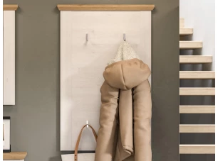 Nástenný šatníkový panel Verona, smrekovec/dub artisan