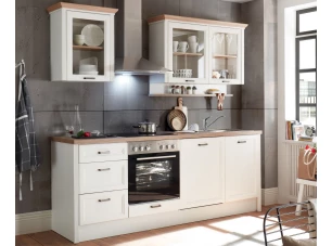 Kuchynská linka Jasmin, bielená pínia/dub artisan