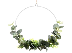 Umelý veniec Eukalyptus 26 cm, zelený