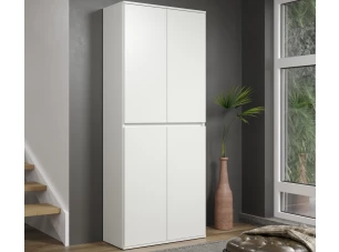 Viacúčelová skriňa s policami Nevada, 74 cm, biela