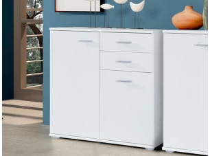 Skrinka so zásuvkami Mike, biela