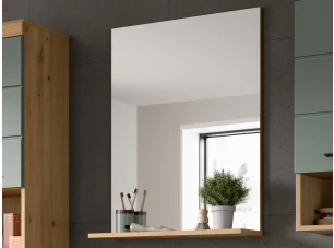 Zrkadlo s odkladacou poličkou Scout, dub artisan