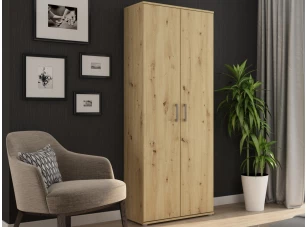 Šatníková skriňa s výsuvnou tyčou Nitro, dub artisan