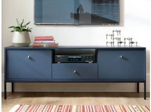 TV skrinka Mono, tmavo modrá