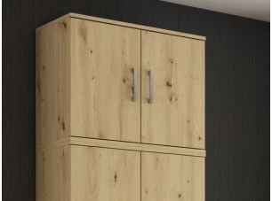 Nízka skrinka/skriňový nádstavec Nitro 70 cm, dub artisan