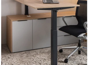 Zostava 2 skriniek k písaciemu stolu Home Office,dub sonoma/svetlosivá