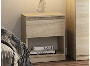 Skrinka/nočný stolík Carlos 401S, dub sonoma