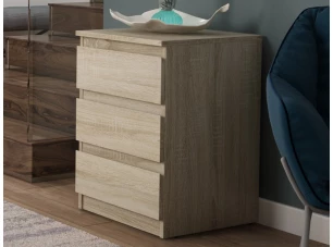 Skrinka/vysoký nočný stolík Carlos 403S, dub sonoma