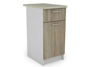 Dolná kuchynská skrinka Irma SSD40.82, biela/dub sonoma