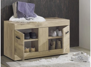 Predsieňová lavica s botníkom Barcelo, dub viking