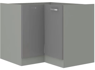 Dolná rohová kuchynská skrinka Grey 90ND, 90 cm