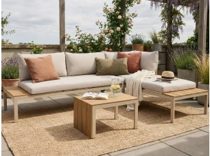 Zostava záhradného nábytku Vincenzo, béžová