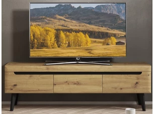 Široká TV skrinka Nordi, dub artisan, 160 cm