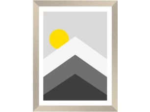 Rámovaný obraz Geometrické umenie, 18x24 cm