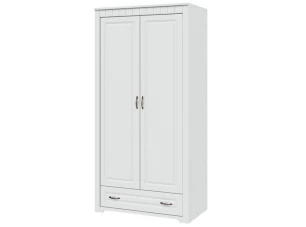 Šatníková skriňa 2-dverová Atik, biela