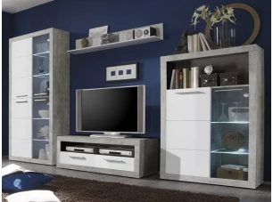 Obývacia stena Stone, s osvetlením