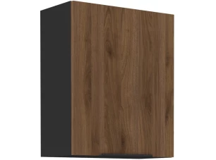 Horná kuchynská skrinka Monza, 60 cm, orech/čierna
