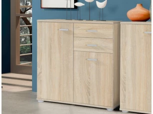 Skrinka so zásuvkami Mike, dub sonoma