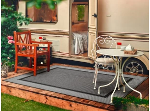 Vonkajší koberec Arizona 120x170 cm, šedý