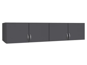 Skriňový nástavec Case, 181 cm, tmavo šedý