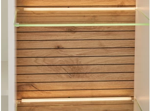 Set 2 ks lišta s LED svetelným pásikom (40 cm) farba svetla teplá biela