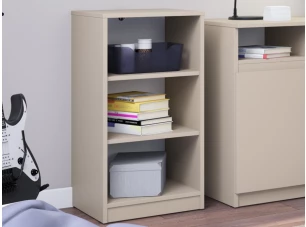 Nízky regál Carlos, béžový kašmír, šírka 40 cm