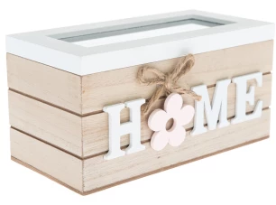 Krabička Home, drevená
