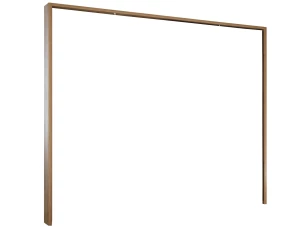 Paspartový rám s osvetlením k šatníkovej skrini Rivoli, dub