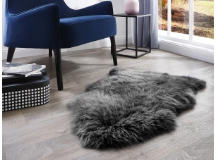 Imitácia ovčej kože 50x70 cm, šedá