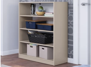 Polovysoký regál Carlos, béžový kašmír, šírka 75 cm