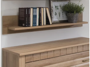 Nástenná polica Atik 107,5 cm, dub riviera