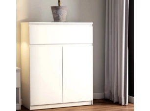 Skrinka so zásuvkou Carlos, biela, 80 cm