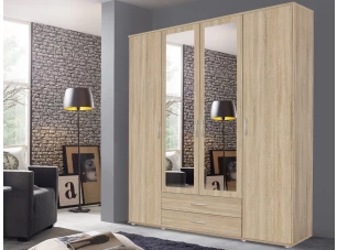 Šatníková skriňa Twin, dub sonoma