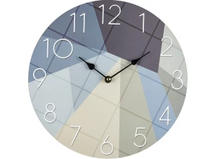 Nástenné hodiny farebné, 30 cm